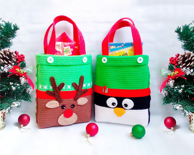 S08 Häkelanleitung-Paket Geschenktaschen - PDF Zabelina CP
