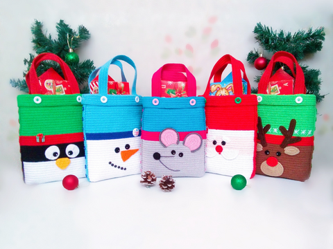S08 Häkelanleitung-Paket Geschenktaschen - PDF Zabelina CP