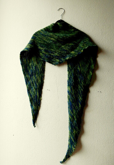 Strickanleitung Dreiecksschal / Dreieckstuch "Moss"