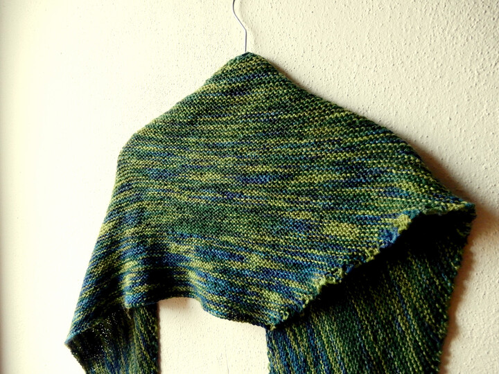 Strickanleitung Dreiecksschal / Dreieckstuch "Moss"
