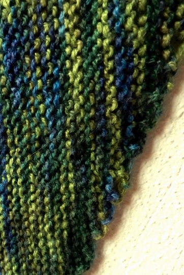 Strickanleitung Dreiecksschal / Dreieckstuch "Moss"