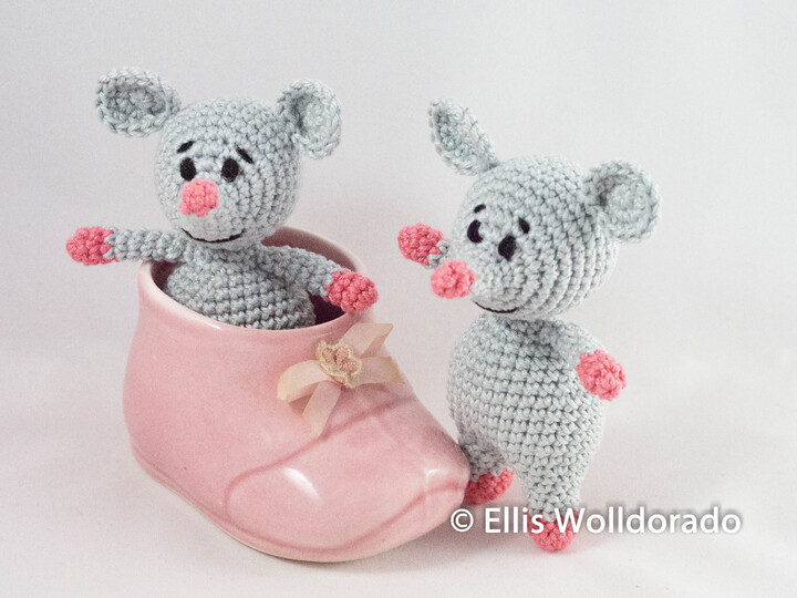 Mini-Mäuschen, Amigurumi, Häkelanleitung