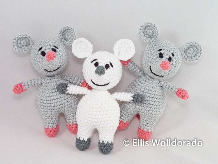 Mini-Mäuschen, Amigurumi, Häkelanleitung