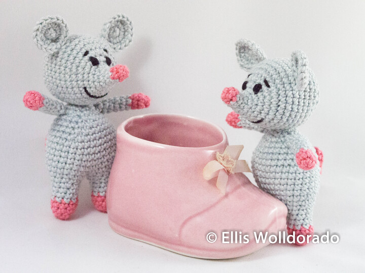 Mini-Mäuschen, Amigurumi, Häkelanleitung