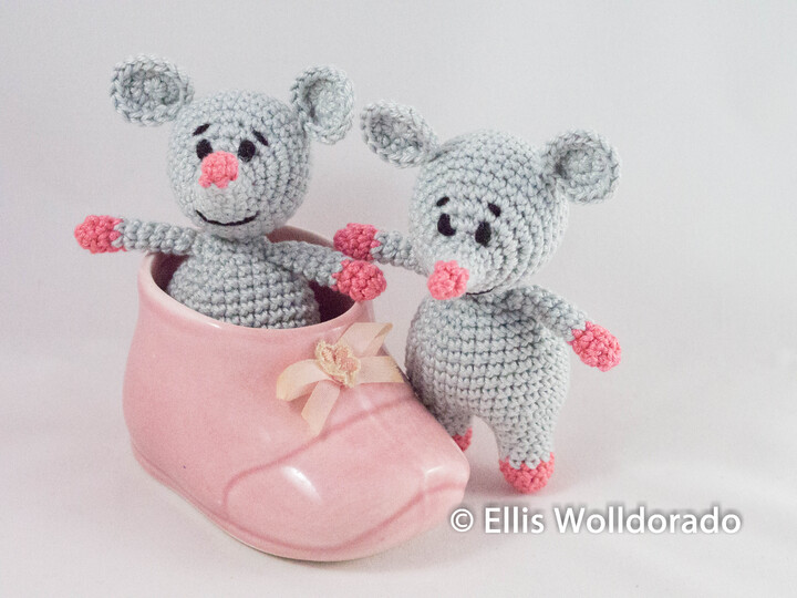 Mini-Mäuschen, Amigurumi, Häkelanleitung