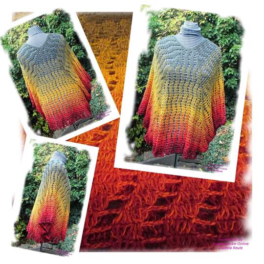 Oversize Tunika Jana häkeln Oberteil Shirt Häkeltunika