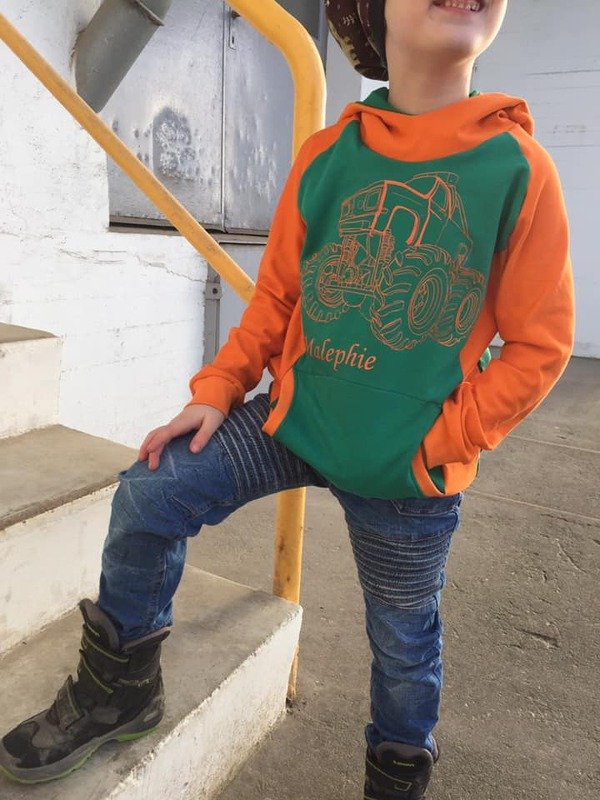 Carlo Raglanhoodie für Jungs (86-146 Nähanleitung & Schnitt) - Bild 11