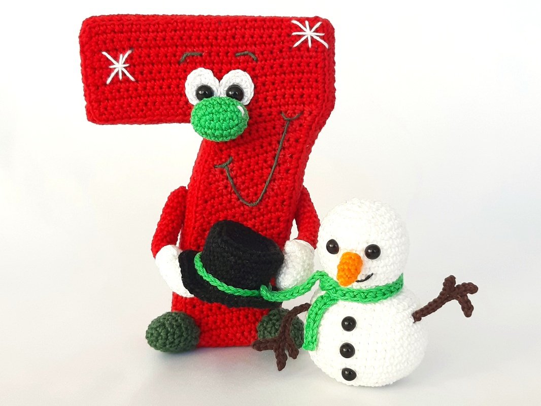 Number 7 - crochet pattern - Image 4