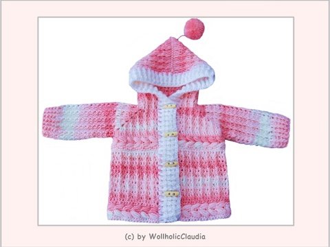 Häkelanleitung Jacke + Mütze "Finn und Fiona"