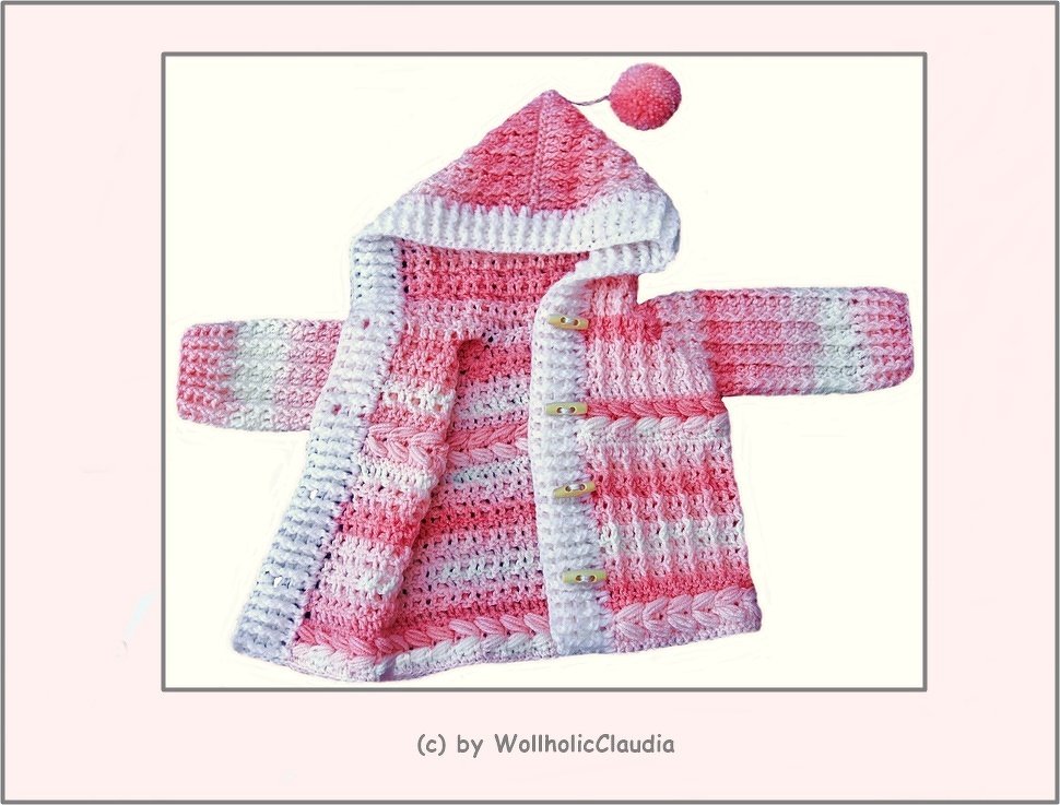 Häkelanleitung Jacke + Mütze "Finn und Fiona" - Bild 2