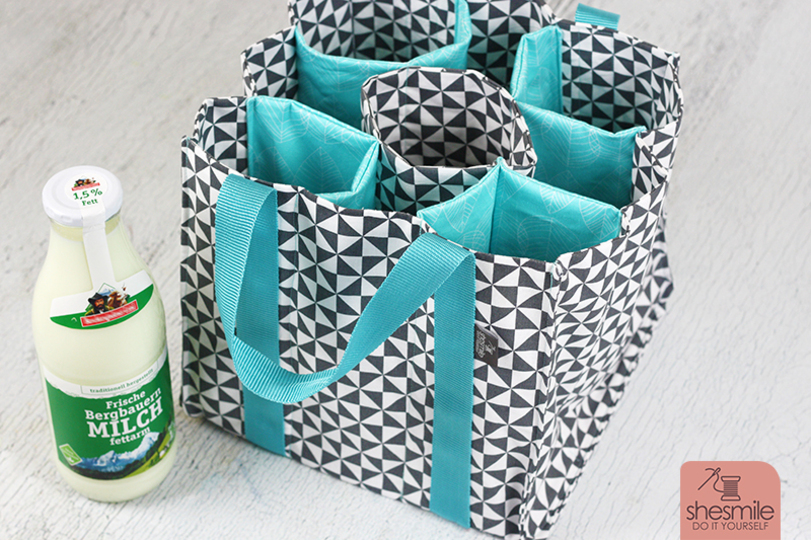 Flaschentasche und Tragetasche "TanteTrage" (Nähanleitung und Schnittmuster für 5 Größen)