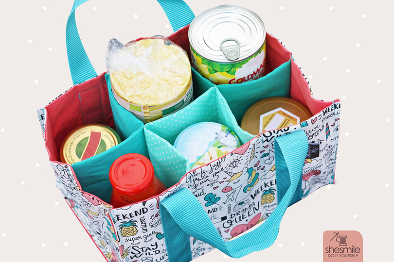 Flaschentasche und Tragetasche "TanteTrage" (Nähanleitung und Schnittmuster für 5 Größen)