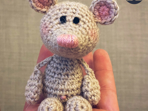 Häkelanleitung Maus