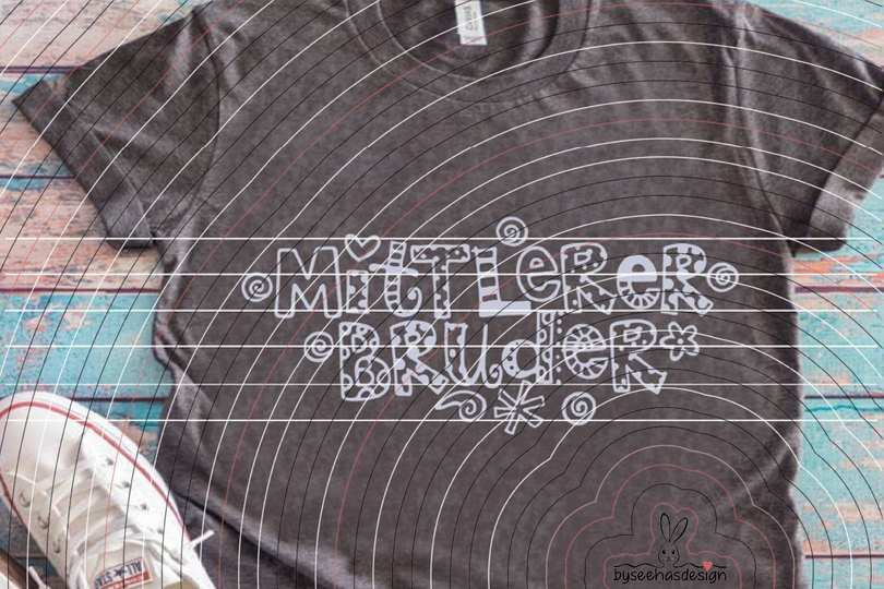 Mittlerer Bruder Plotterdatei SVG DXF