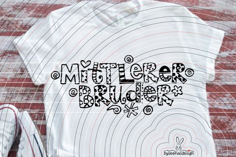 Mittlerer Bruder Plotterdatei SVG DXF