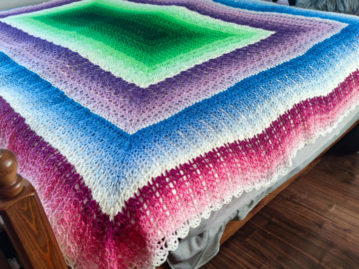 Häkeldecke "Stratum"