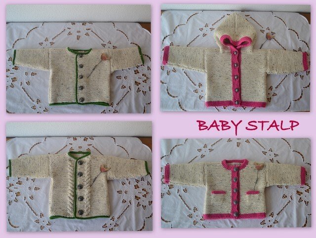 Strickanleitung * Trachten Baby Jacke * 4 Varianten * 0 - 18 Mon.