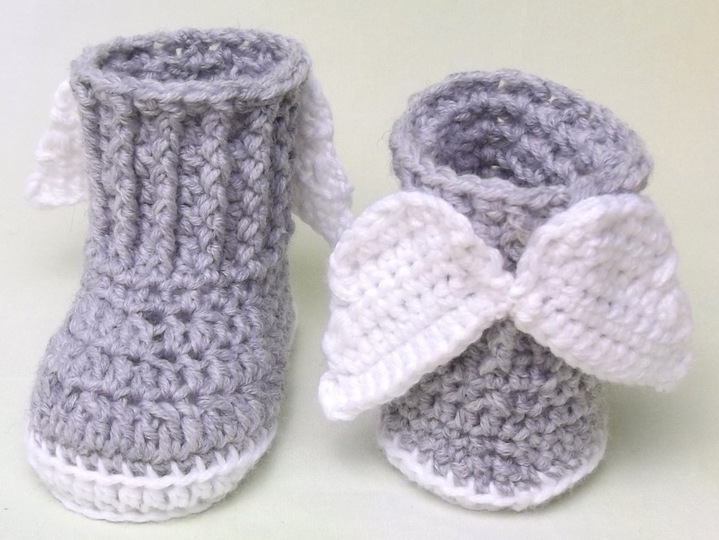 Häkelanleitung Babyschuhe "Engerl"