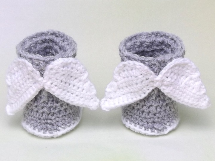 Häkelanleitung Babyschuhe "Engerl"