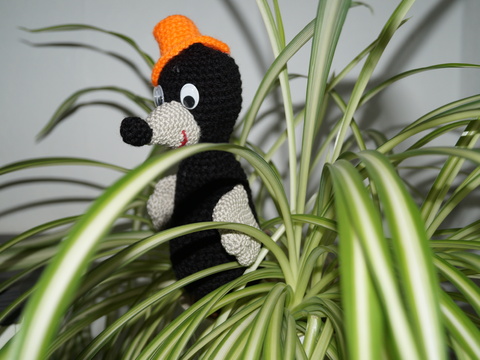 Pflanzenstecker Maulwurf Benno