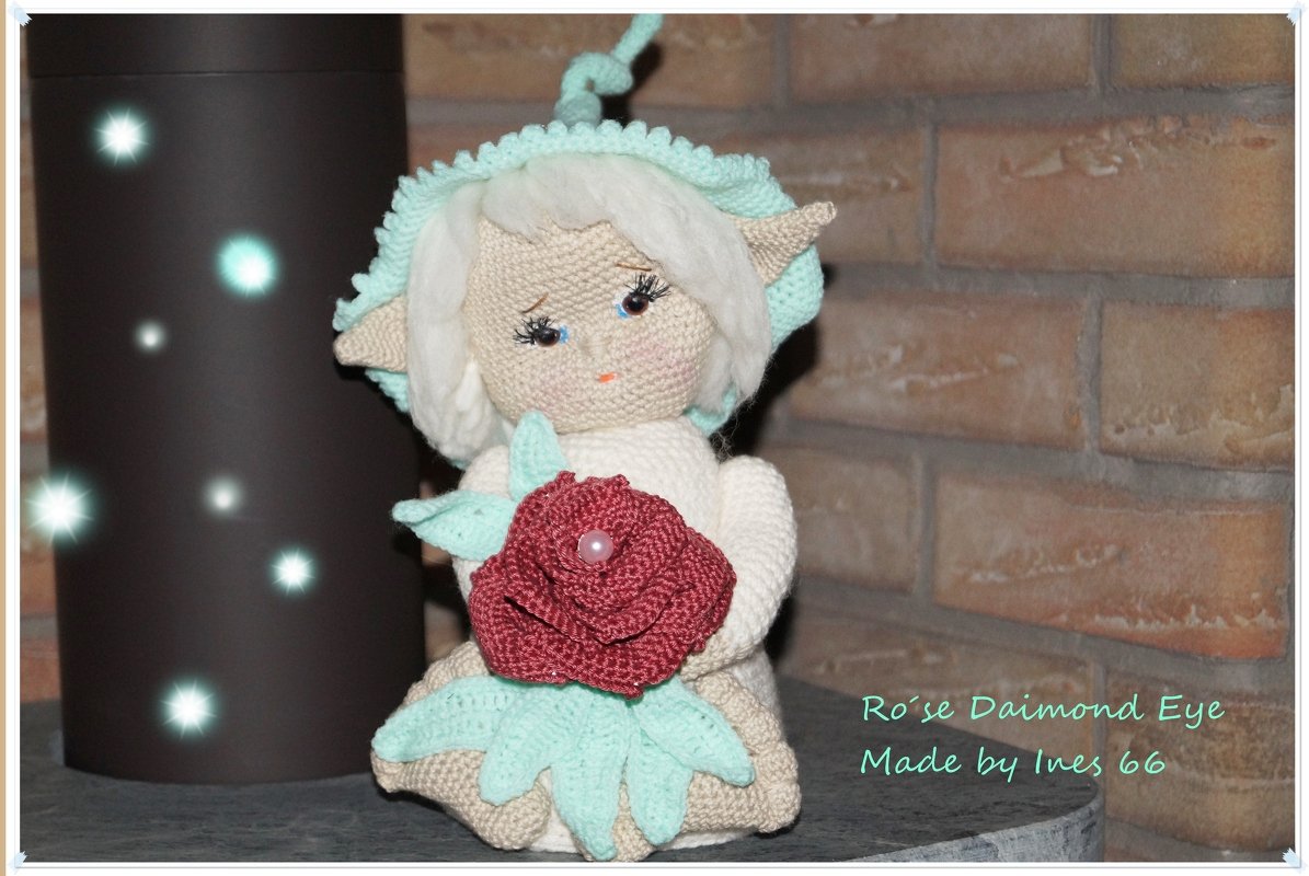 Elf mit Rosengruß Ro´se Daimond EYe