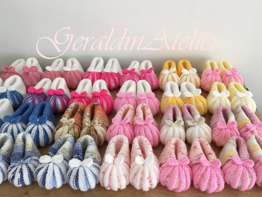 Strickanleitung für Baby Schuhe, Finkli, mit nur 2 Nadeln. Einfach genial und schnell!