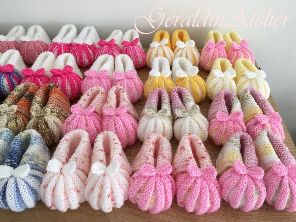 Strickanleitung für Baby Schuhe, Finkli, mit nur 2 Nadeln. Einfach genial und schnell!