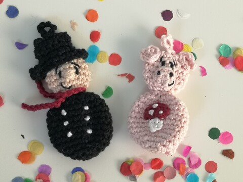 Der schnelle Glücksbringer oder eben ein Einkaufs-Chip - Halter :-)