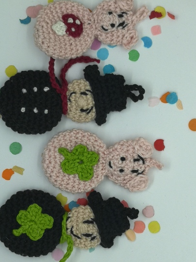 Der schnelle Glücksbringer oder eben ein Einkaufs-Chip - Halter :-)