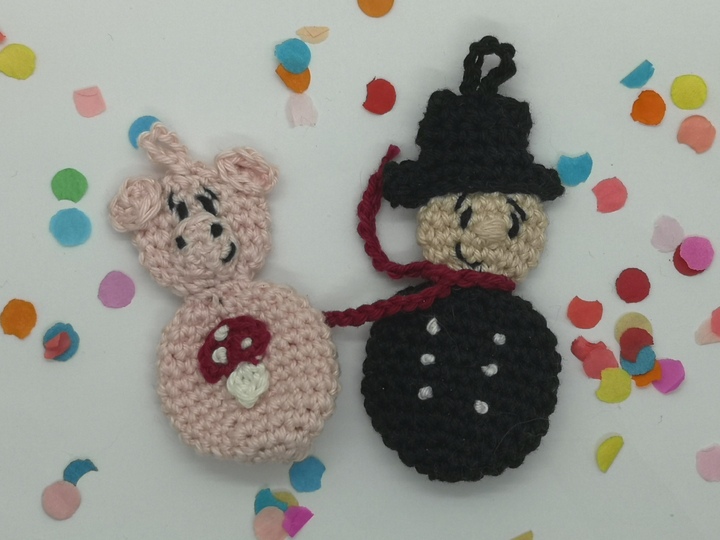 Der schnelle Glücksbringer oder eben ein Einkaufs-Chip - Halter :-)