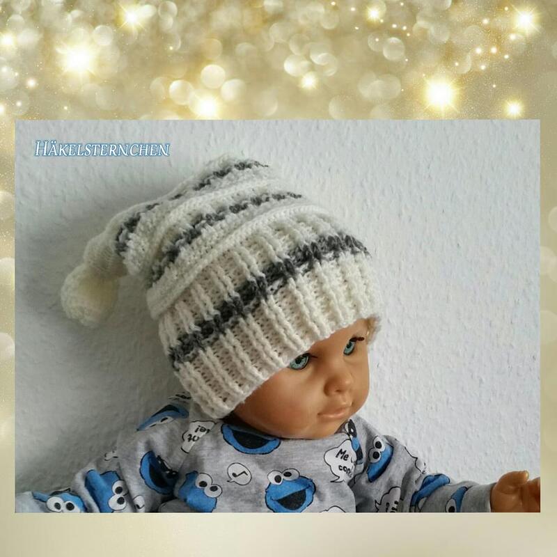 PDF Häkelanleitung - Knotenmütze " Maxi " - gehäkelt - mit 2 Knoten - jede Größe - Bild 2
