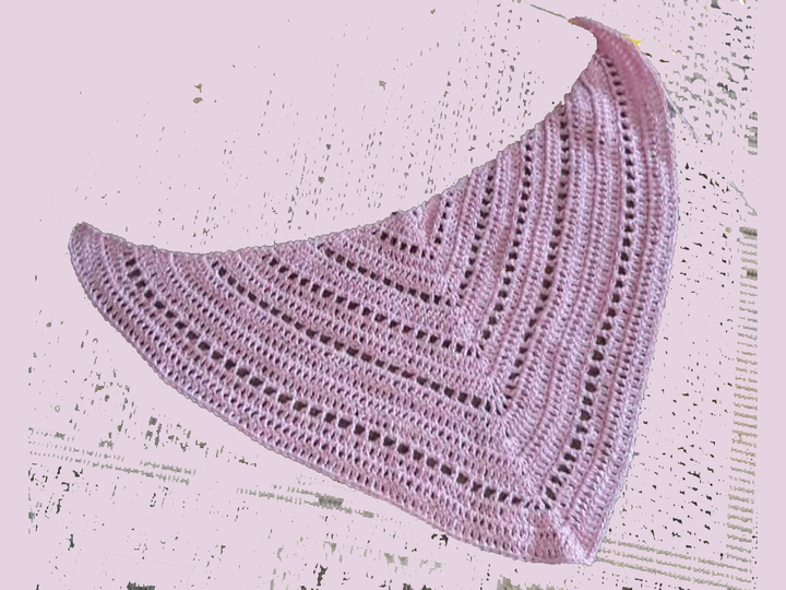 einfaches Häkeltuch