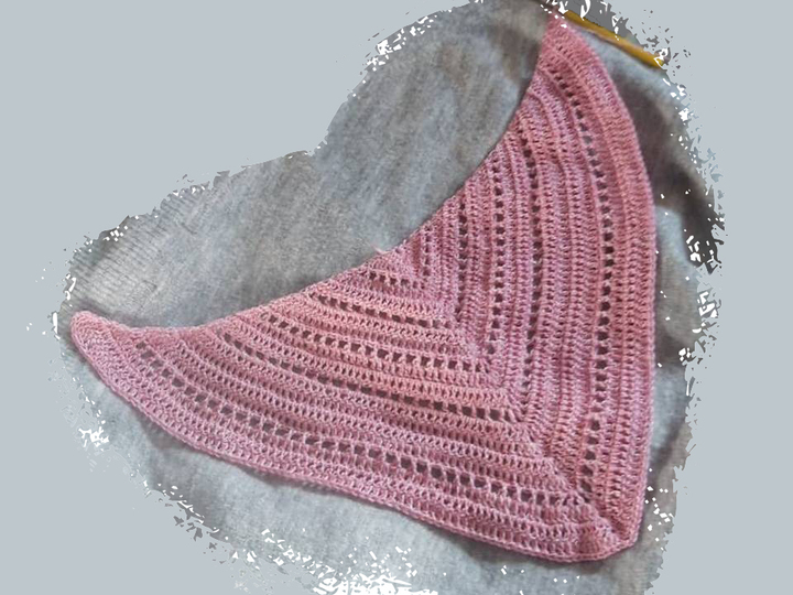 einfaches Häkeltuch