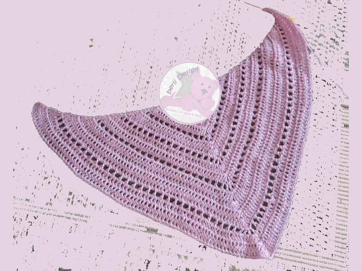 einfaches Häkeltuch