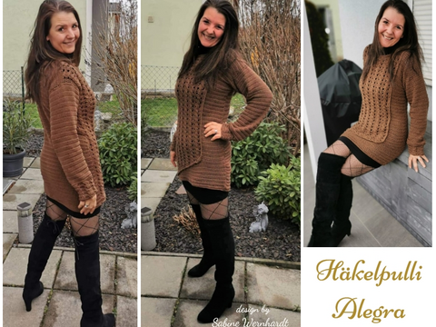 Häkelpulli "ALEGRA"