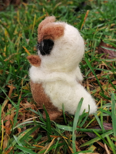 Kleine Eule, Filzanleitung Nadelfilzen