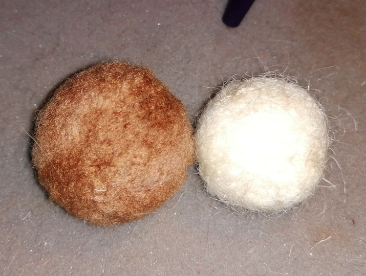 Kleine Eule, Filzanleitung Nadelfilzen