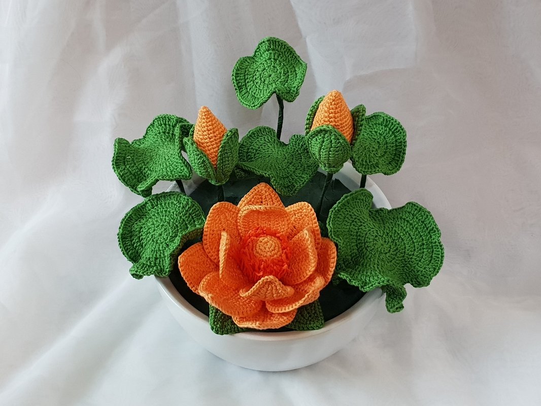 Lotosblume - Häkelanleitung - Bild 2