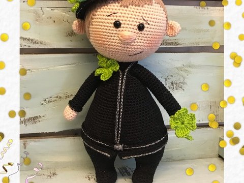 Häkelanleitung Kuschelschnuffelbande Kleiner Schornsteinfeger, Amigurumi, PDF