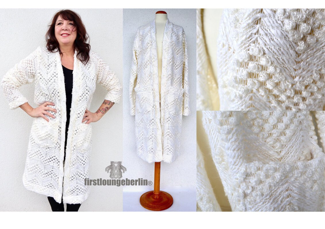 Mimi Mantel Strickmantel Strickjacke Lieblingsmantel Winter Kuscheljacke - Bild 9