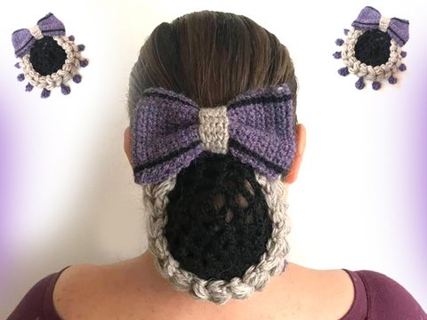 spanische Haarschleife mit Netz