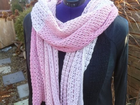 Häkelanleitung Holyrose - Schal/Stola