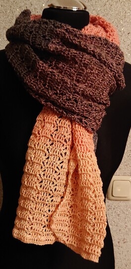 Schal Jule häkeln Häkelschal