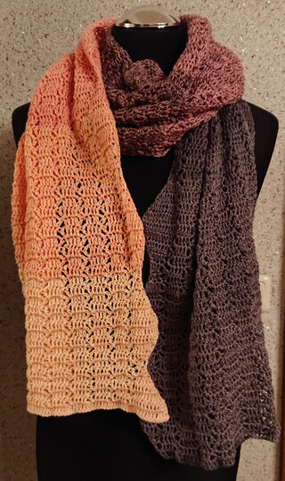 Schal Jule häkeln Häkelschal