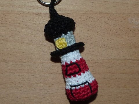 Häkelanleitung Schlüsselanhänger "Leuchtturm"