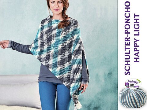 SCHULTER-PONCHO HAPPY-LIGHT