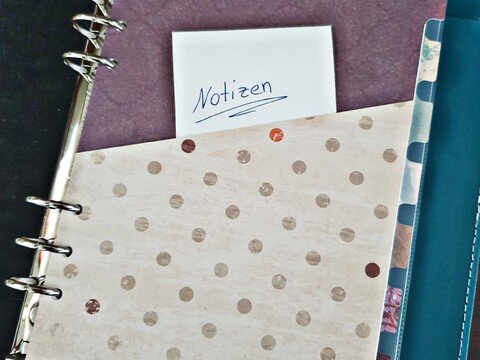 Dashboard/Titelseite Organizer A5 mit Tasche 6-Fach Lochung Plotterdatei