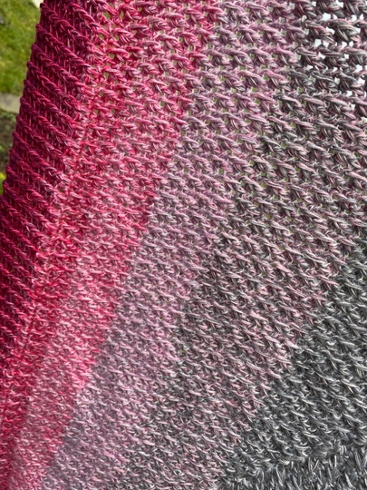 Häkelanleitung Dreieckstuch "Zarzamora"