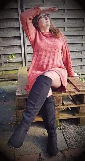 Strickanleitung Kleid "Verzopfte Liebe"  ( Ohne Maschenprobe, für jede Größe)