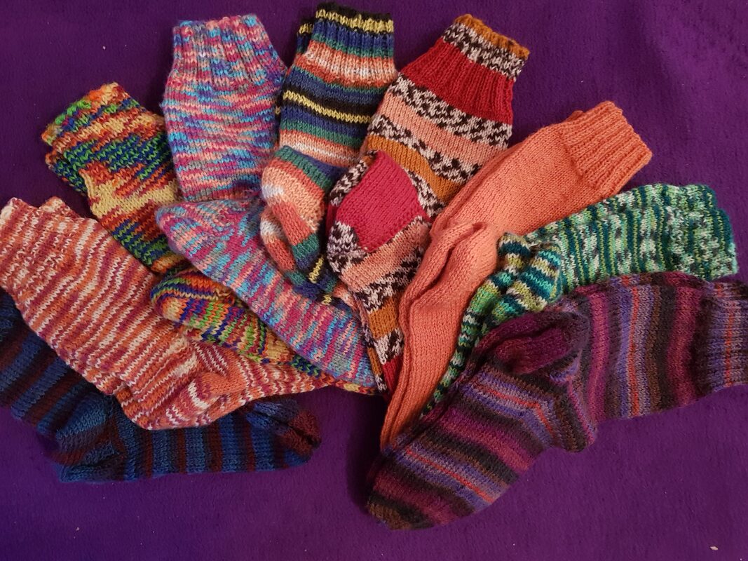 Socken stricken wie Oma!